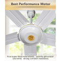56inch White Industrial Style 5 Blade Ceiling Fan